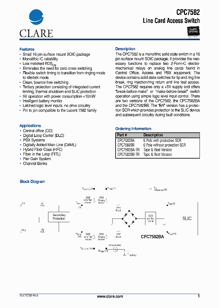 CPC7582_1133352.PDF Datasheet