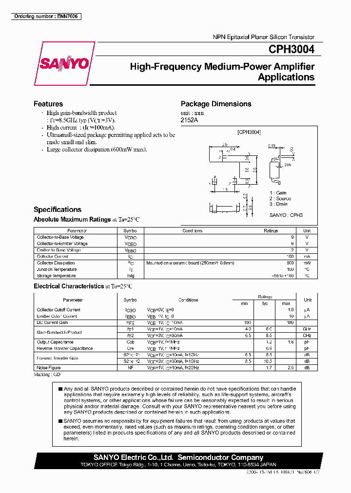 CPH3004_1228007.PDF Datasheet