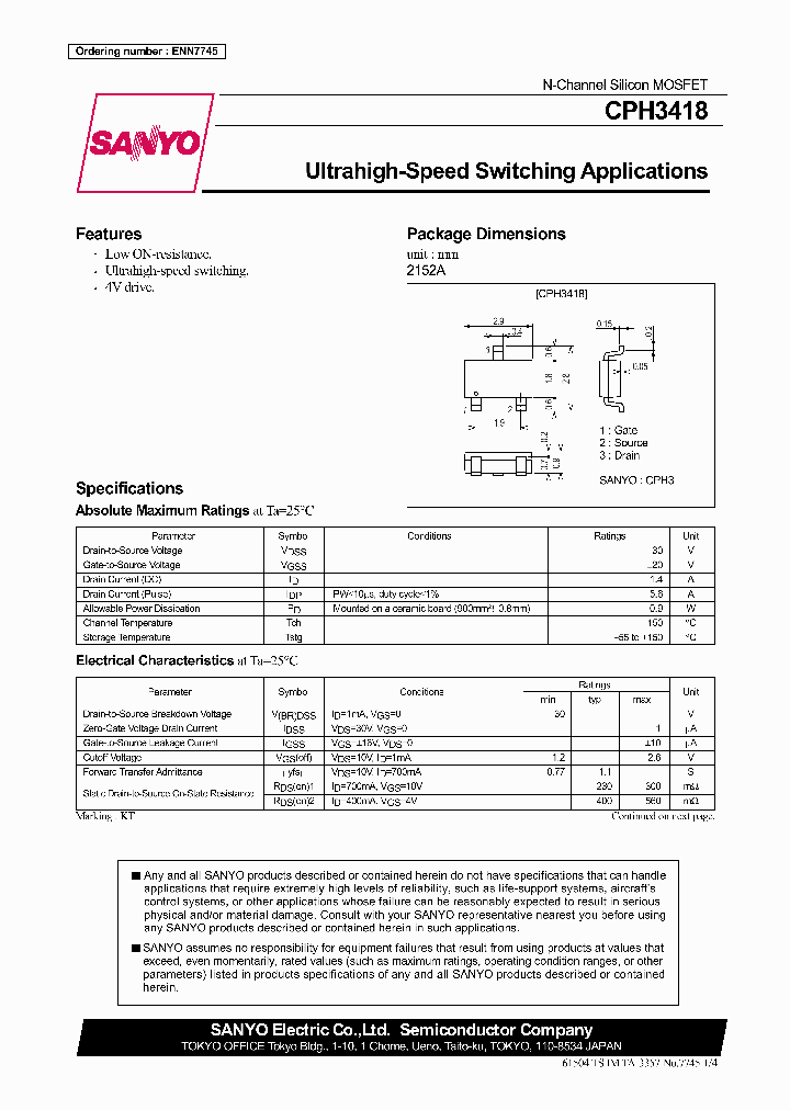 CPH3418_1228038.PDF Datasheet