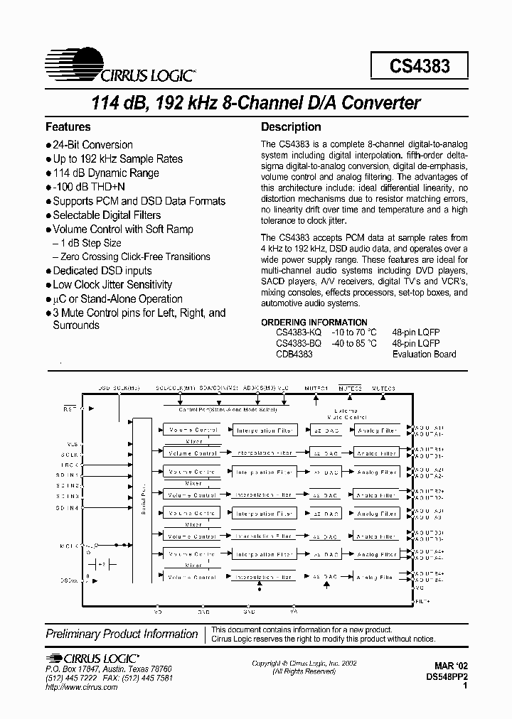 CS4383_1125948.PDF Datasheet