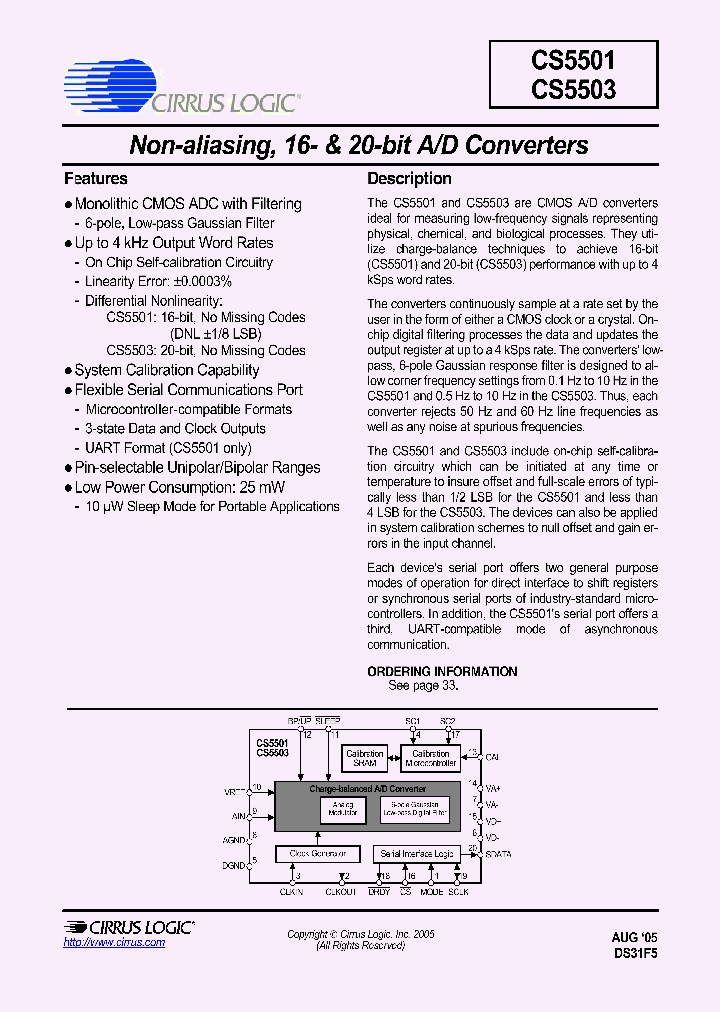 CS5501-BP_1082897.PDF Datasheet