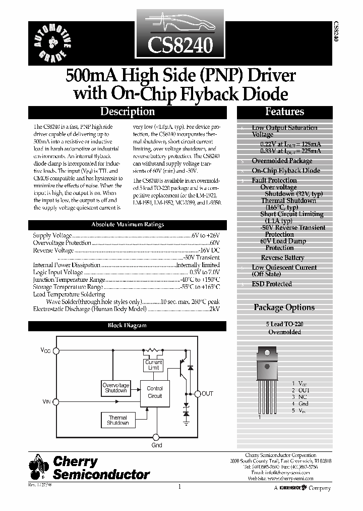 CS8240_1163229.PDF Datasheet