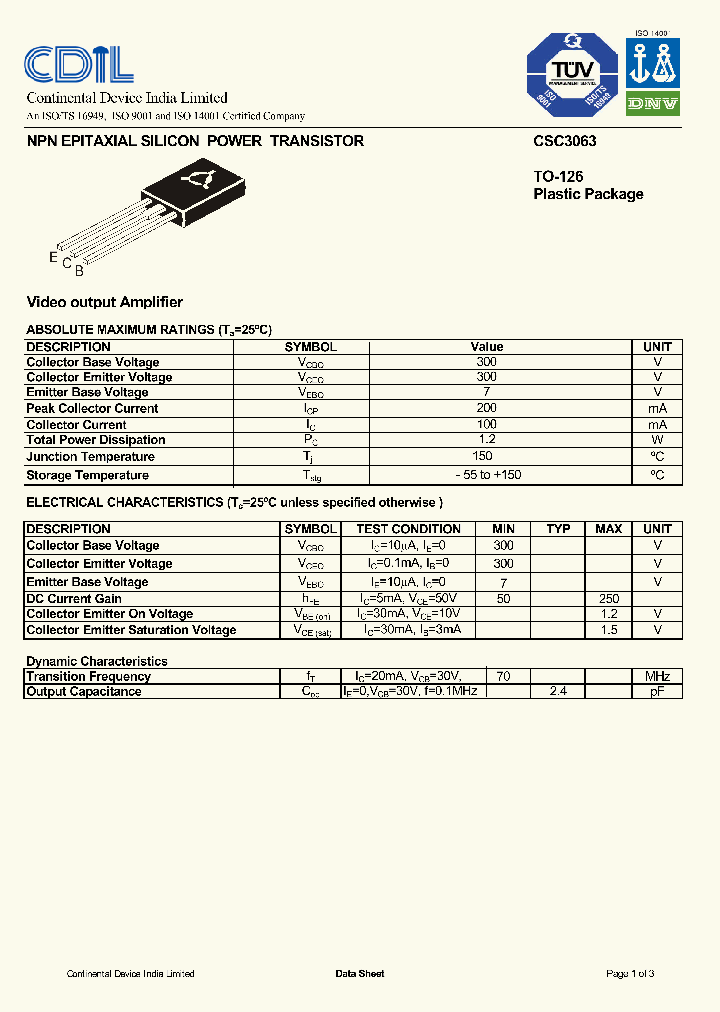 CSC3063_1229057.PDF Datasheet