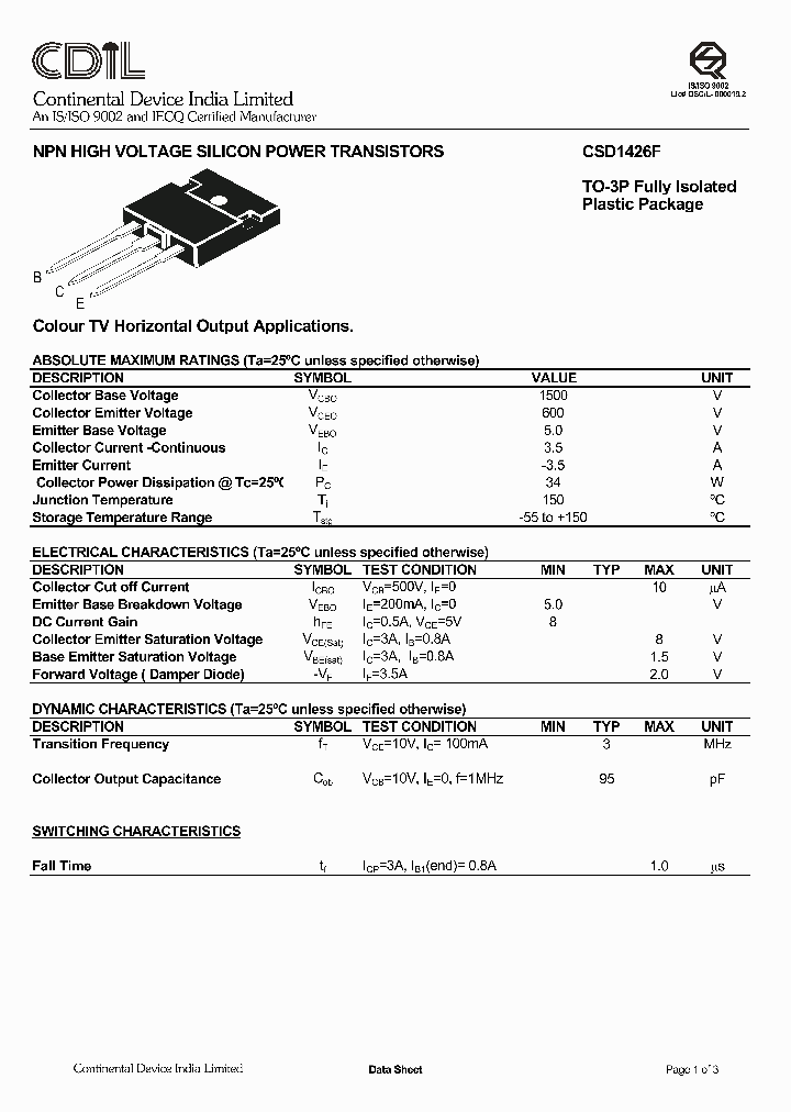 CSD1426F_1229070.PDF Datasheet