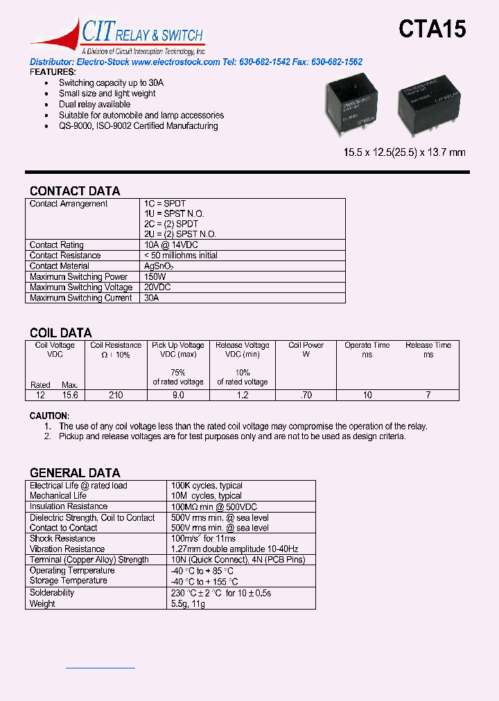 CTA151CS12VDC_627332.PDF Datasheet