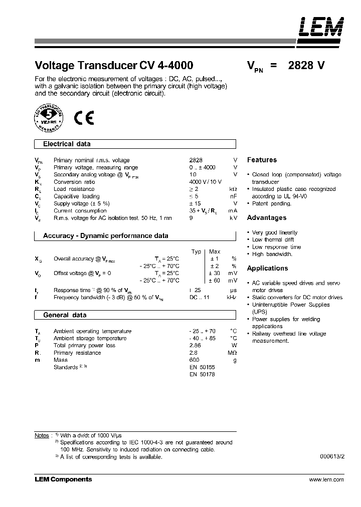 CV4-4000_1229403.PDF Datasheet