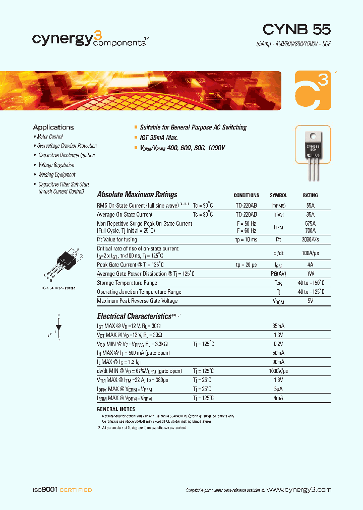 CYNB55-400PT_713161.PDF Datasheet