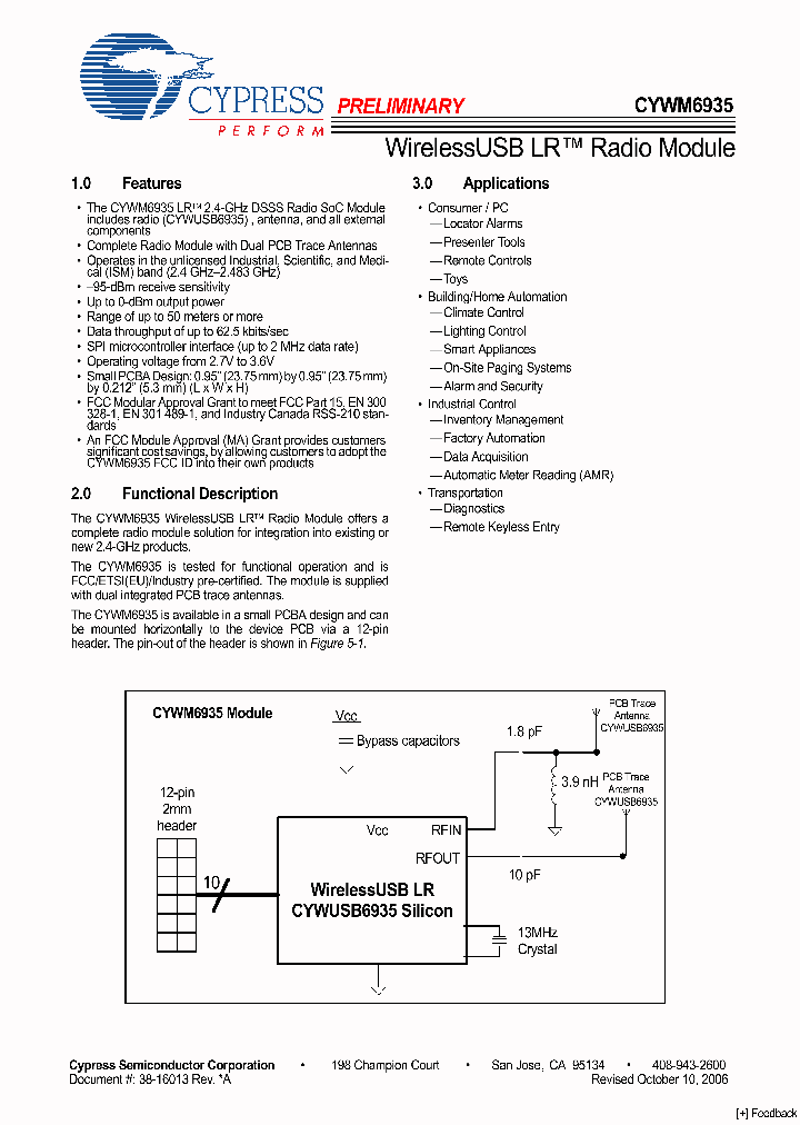 CYWM693506_1131899.PDF Datasheet
