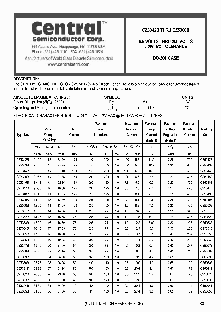 CZ5388B_1230769.PDF Datasheet