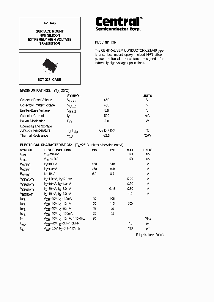 CZTA46_1052001.PDF Datasheet