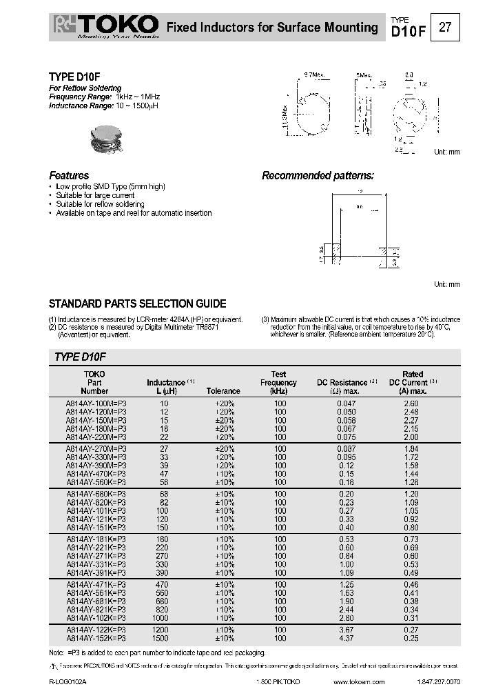 D10F_1118094.PDF Datasheet