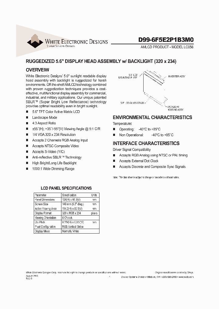 D99-6F5E2P1B3M0_1231320.PDF Datasheet