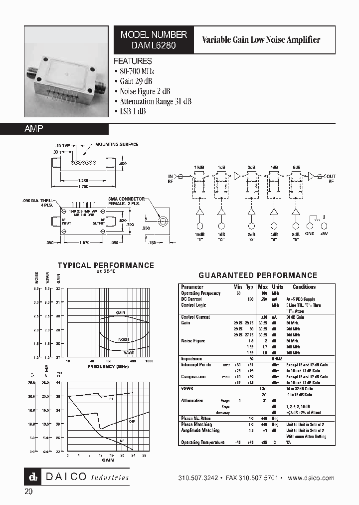 DAML6280_1231577.PDF Datasheet