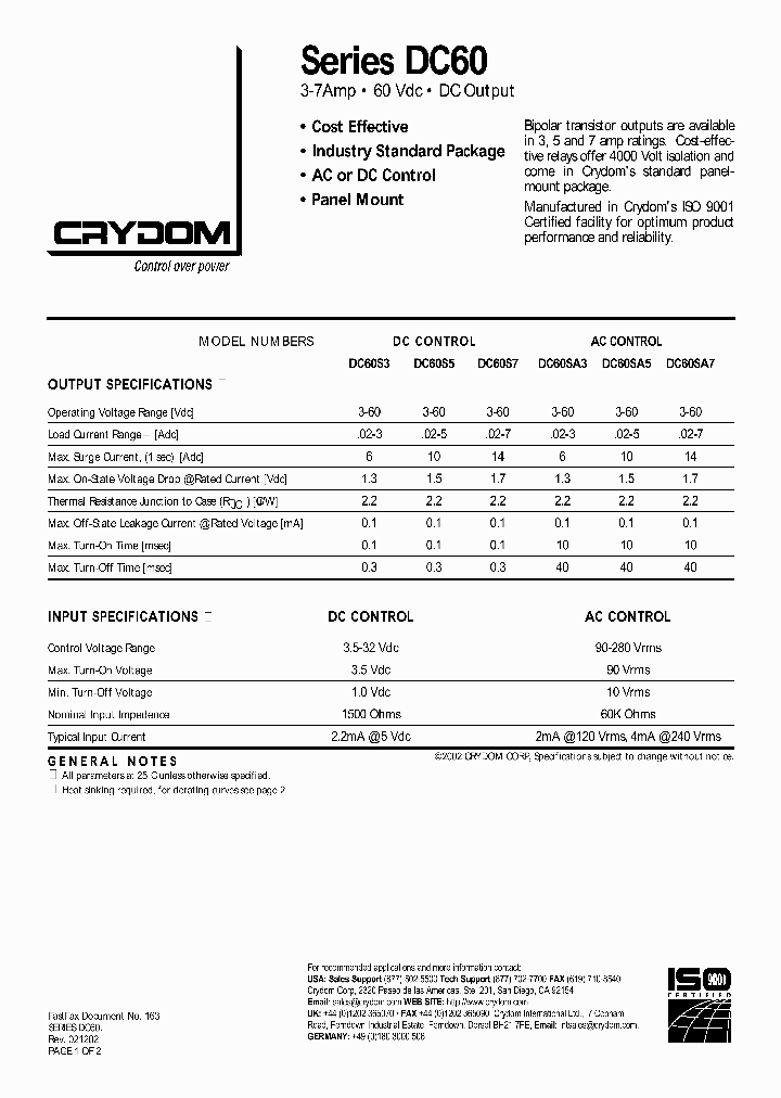 DC60S3_1093760.PDF Datasheet