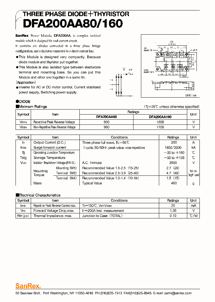 DFA200AA80_1232345.PDF Datasheet