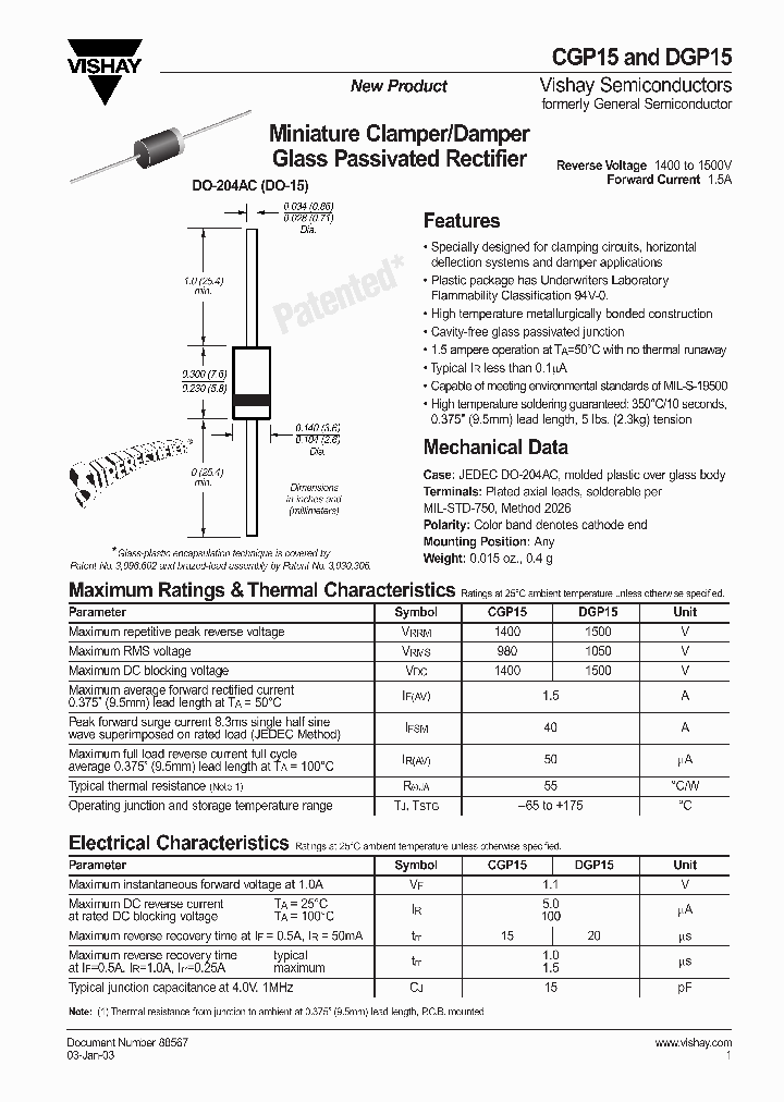 DGP15_1232569.PDF Datasheet
