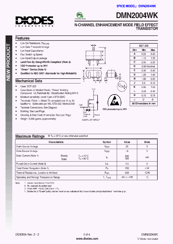 DMN2004WK_724637.PDF Datasheet