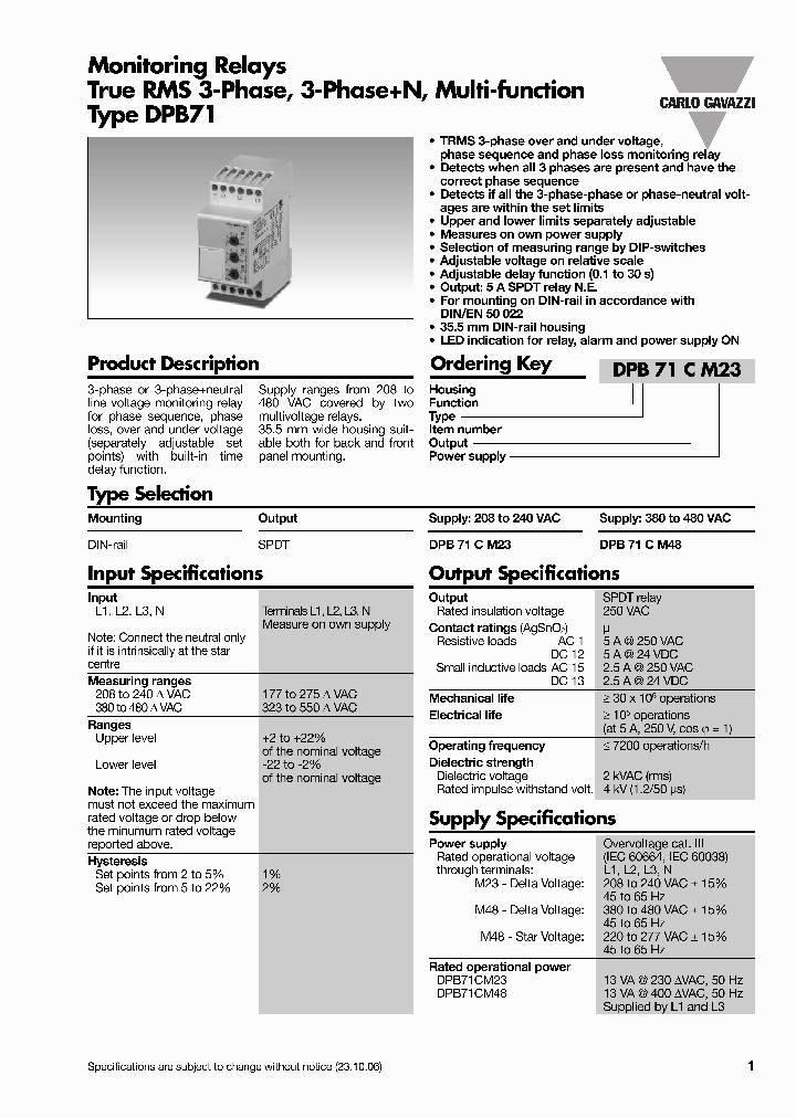 DPB71CM48_1233684.PDF Datasheet