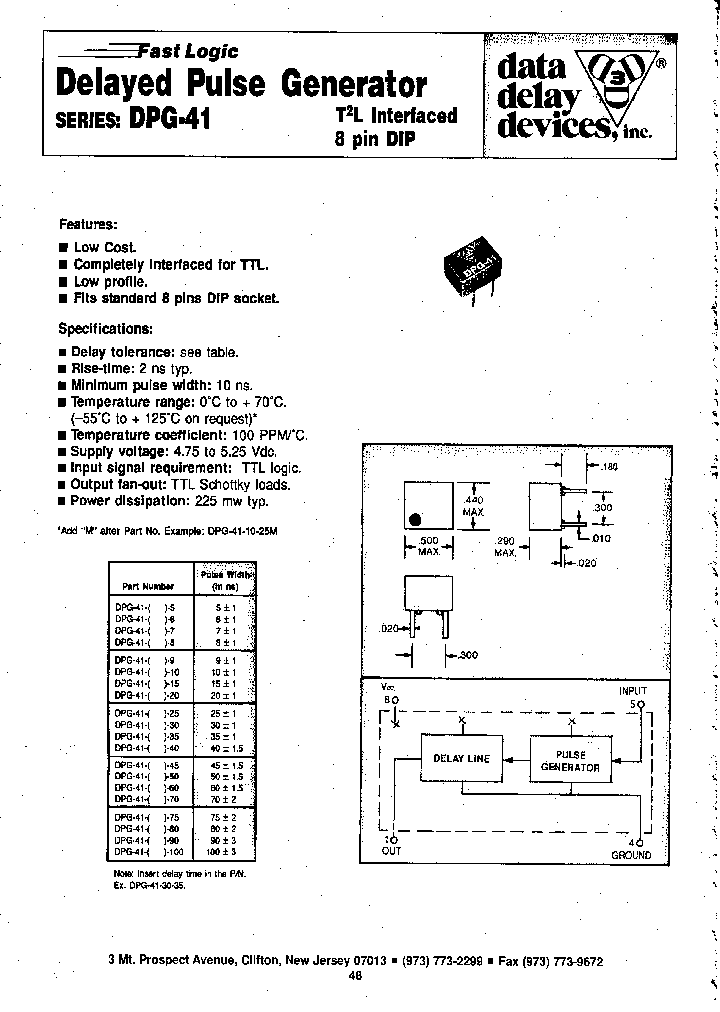 DPG-41_1233688.PDF Datasheet