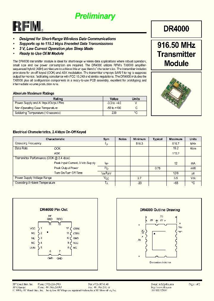 DR4000_1233736.PDF Datasheet