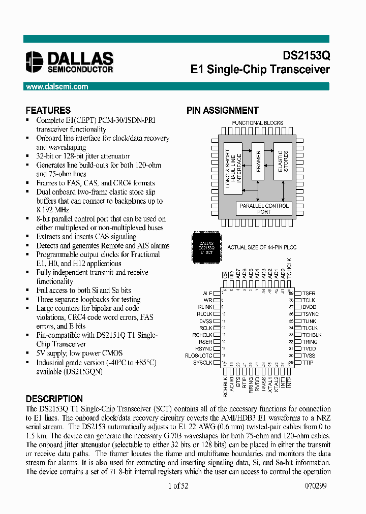 DS2153Q_1071912.PDF Datasheet