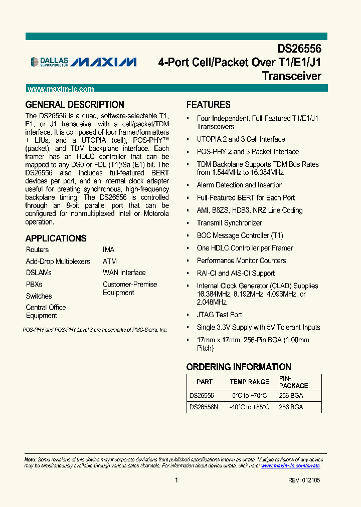 DS26556N_1234220.PDF Datasheet