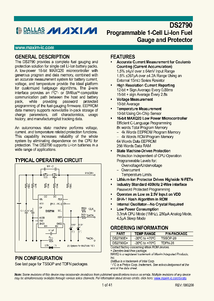 DS2790_1101511.PDF Datasheet