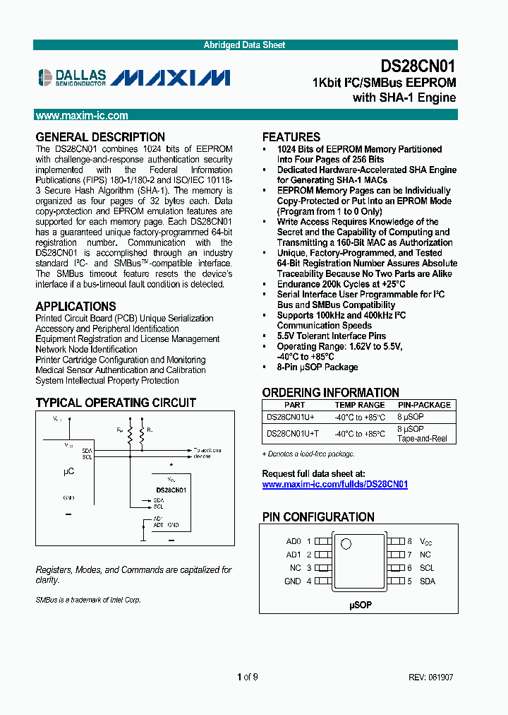 DS28CN01UT_1234262.PDF Datasheet