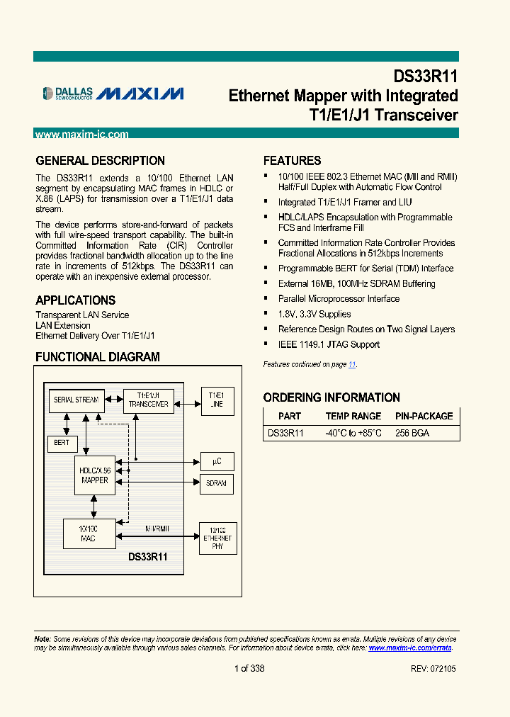 DS33R11_1234308.PDF Datasheet