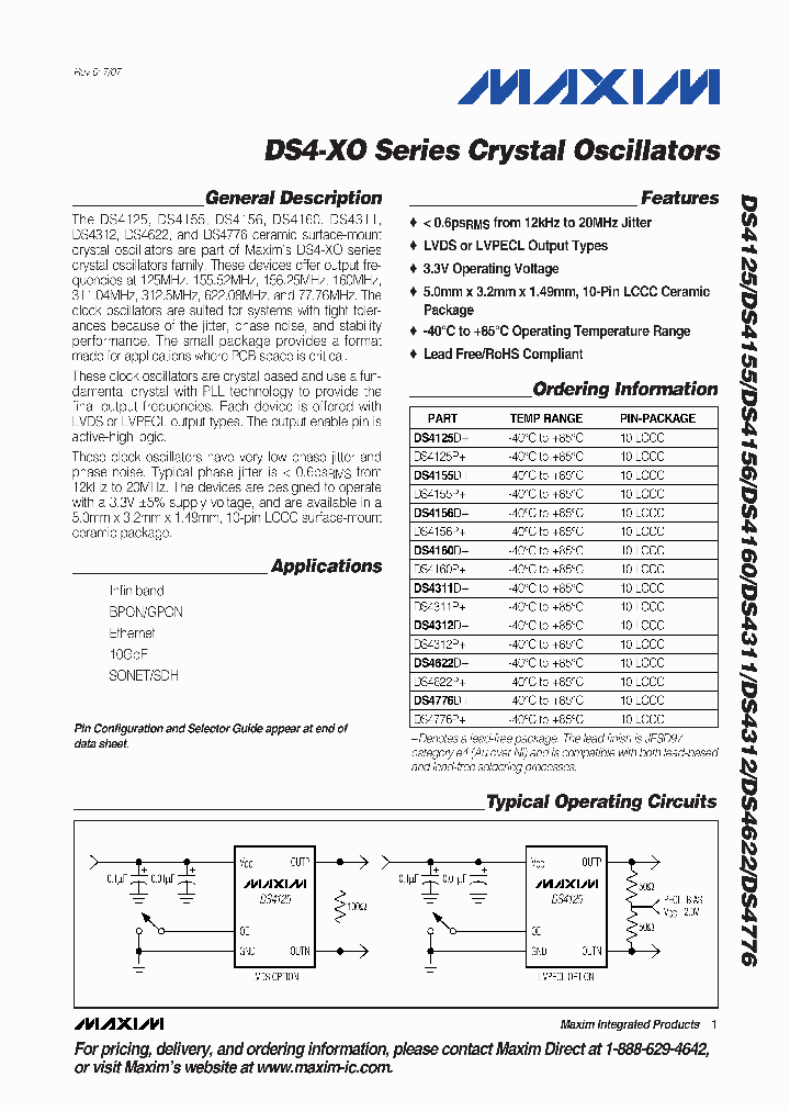 DS4125_1064741.PDF Datasheet