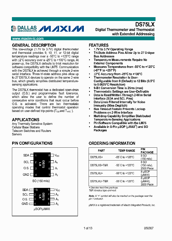 DS75LX_1163657.PDF Datasheet