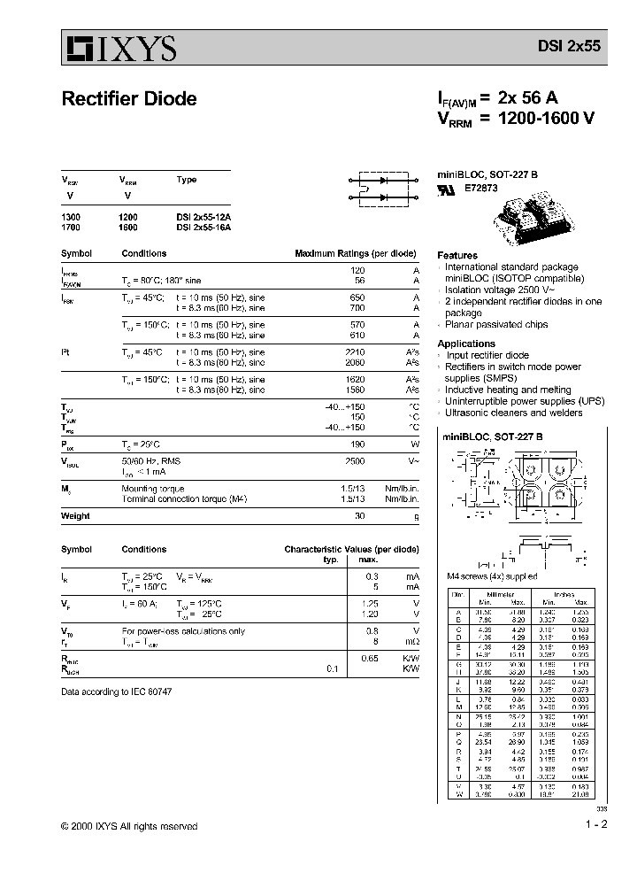 DSI2X55-16A_875445.PDF Datasheet