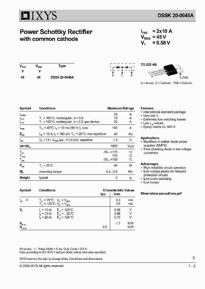 DSSK20-0045A_1234864.PDF Datasheet