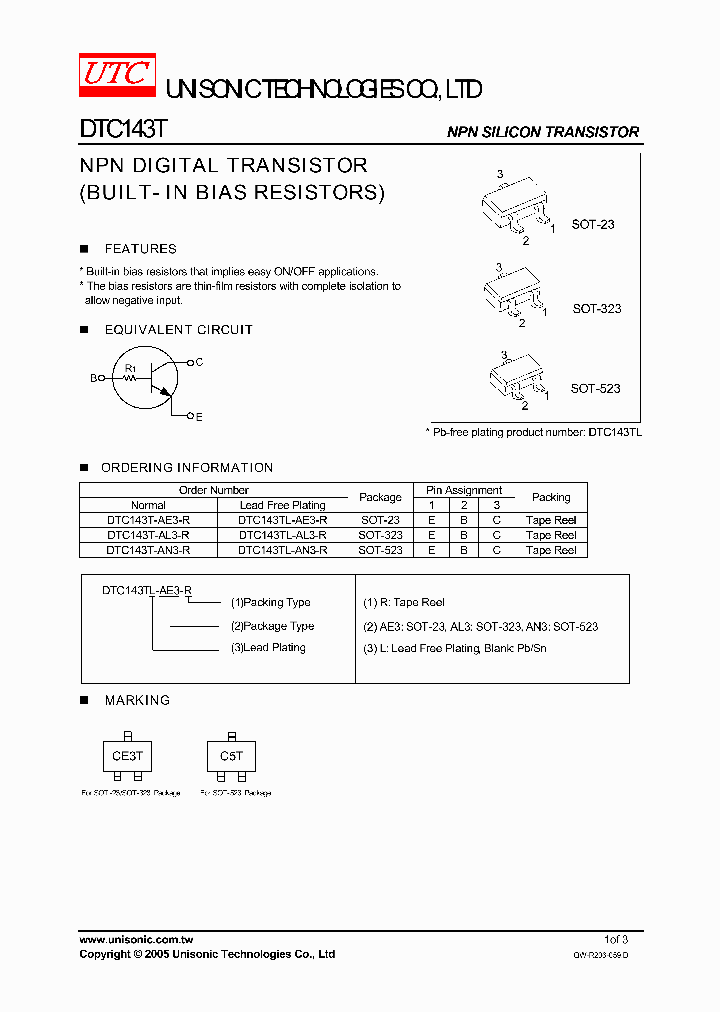 DTC143T-AE3-R_748124.PDF Datasheet