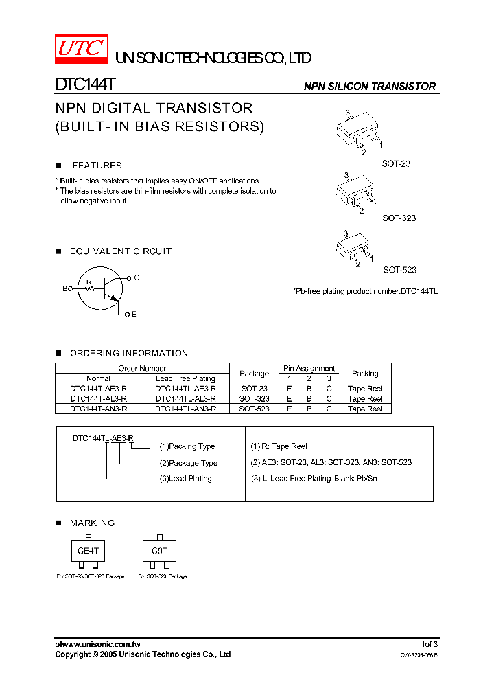 DTC144T_1157630.PDF Datasheet