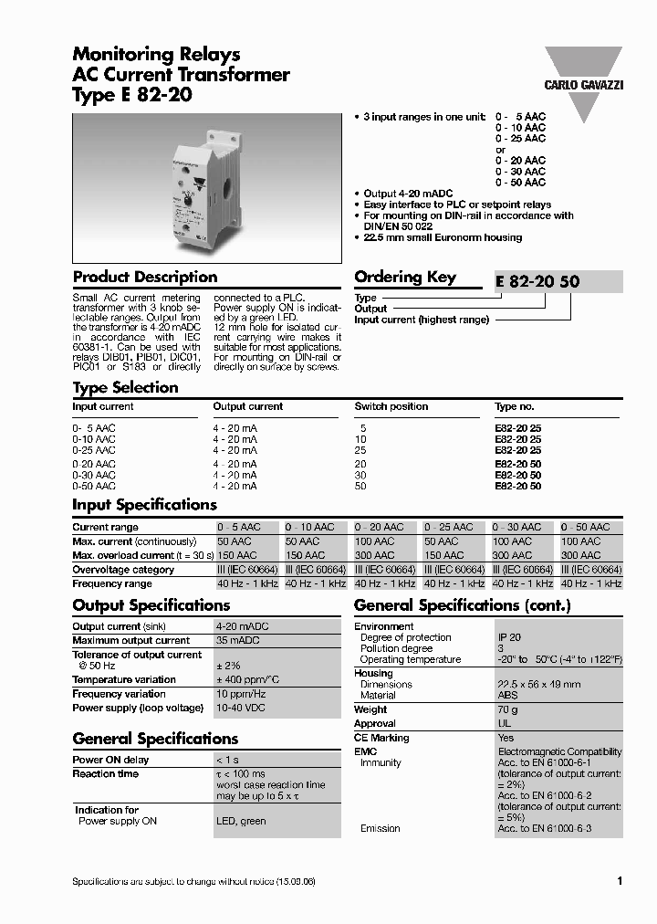 E82-2050_1235536.PDF Datasheet