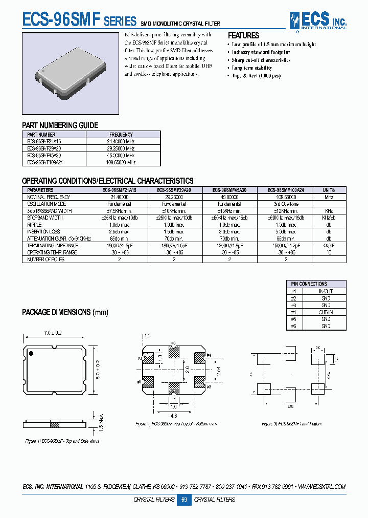 ECS-96SMF29A20_697725.PDF Datasheet