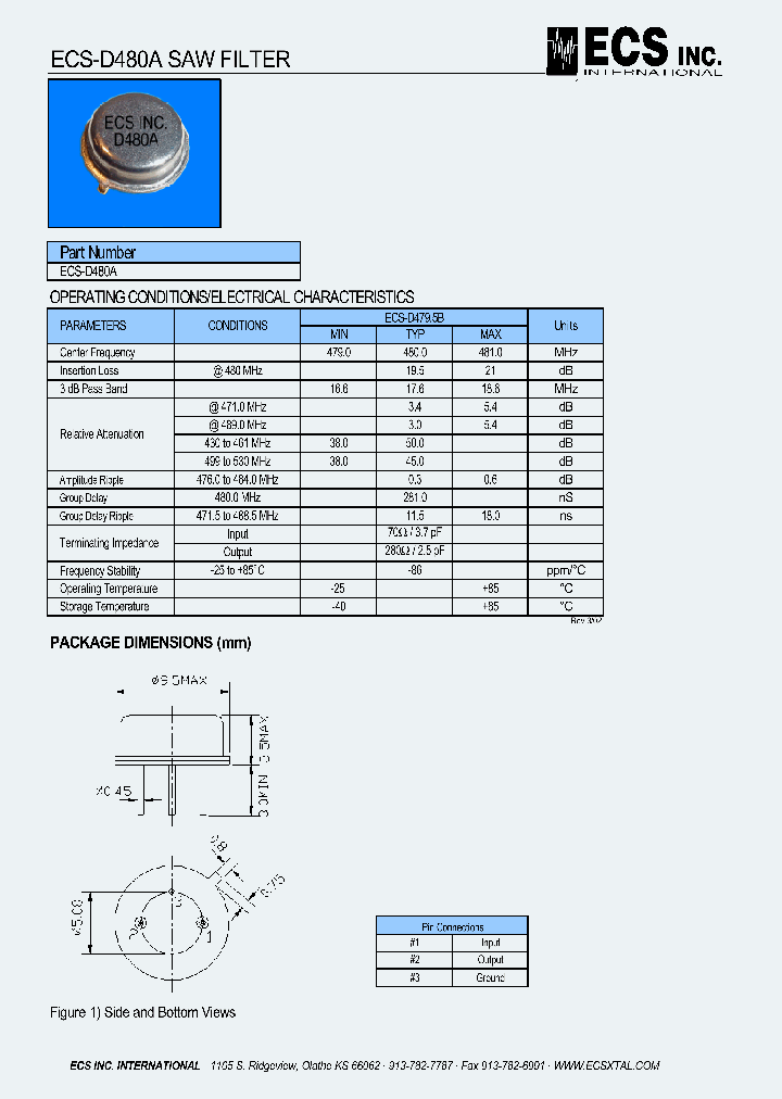 ECS-D480A_1235835.PDF Datasheet