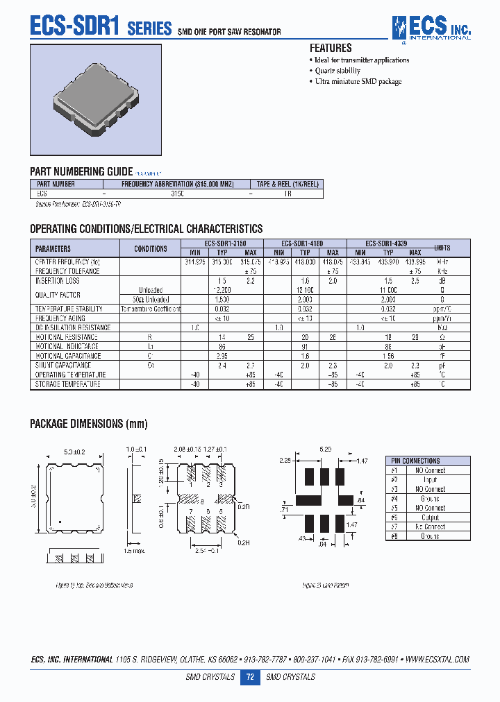 ECS-SDR1_1235841.PDF Datasheet