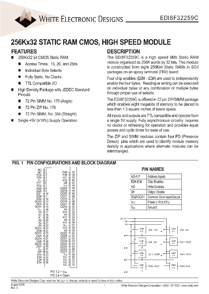 EDI8F32259C_1088653.PDF Datasheet