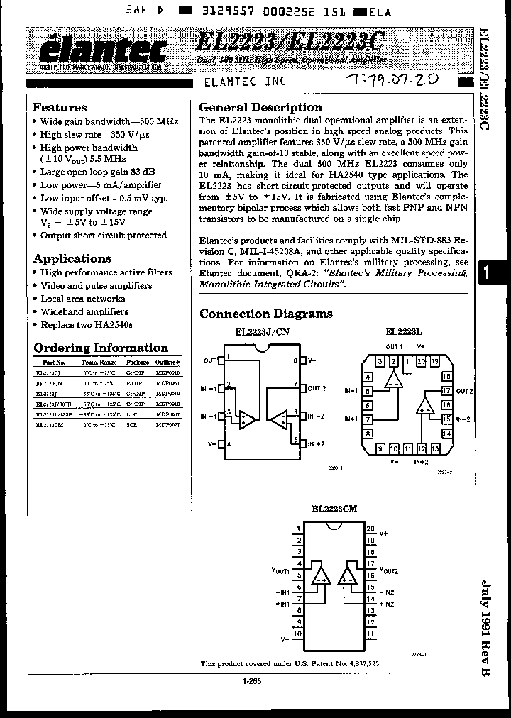 EL2223_1076741.PDF Datasheet