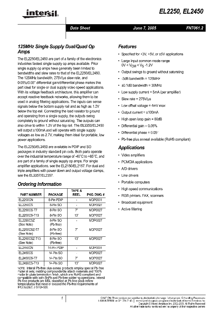 EL2450CS_1143215.PDF Datasheet