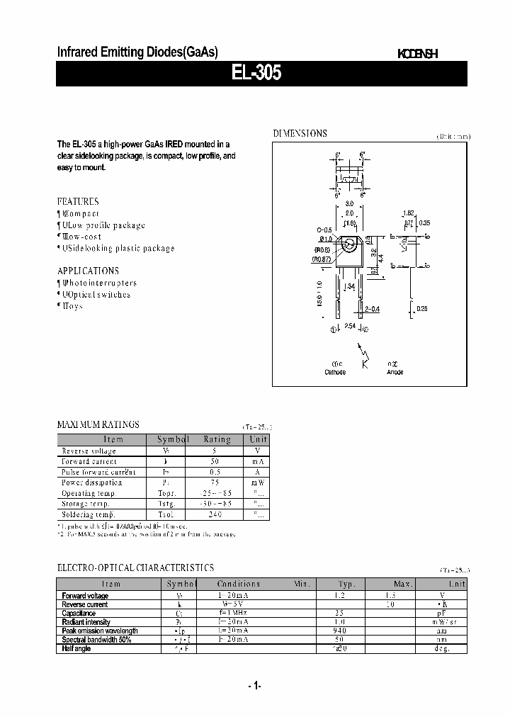 EL-305_1236461.PDF Datasheet