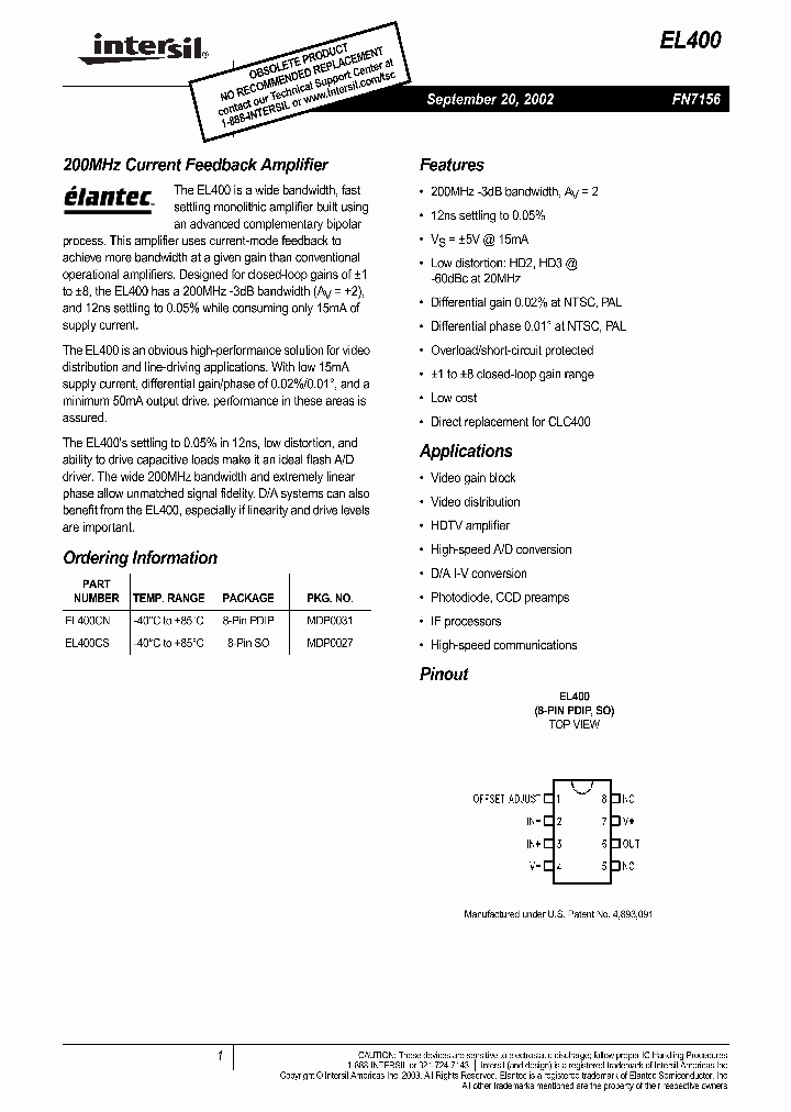 EL400_834973.PDF Datasheet