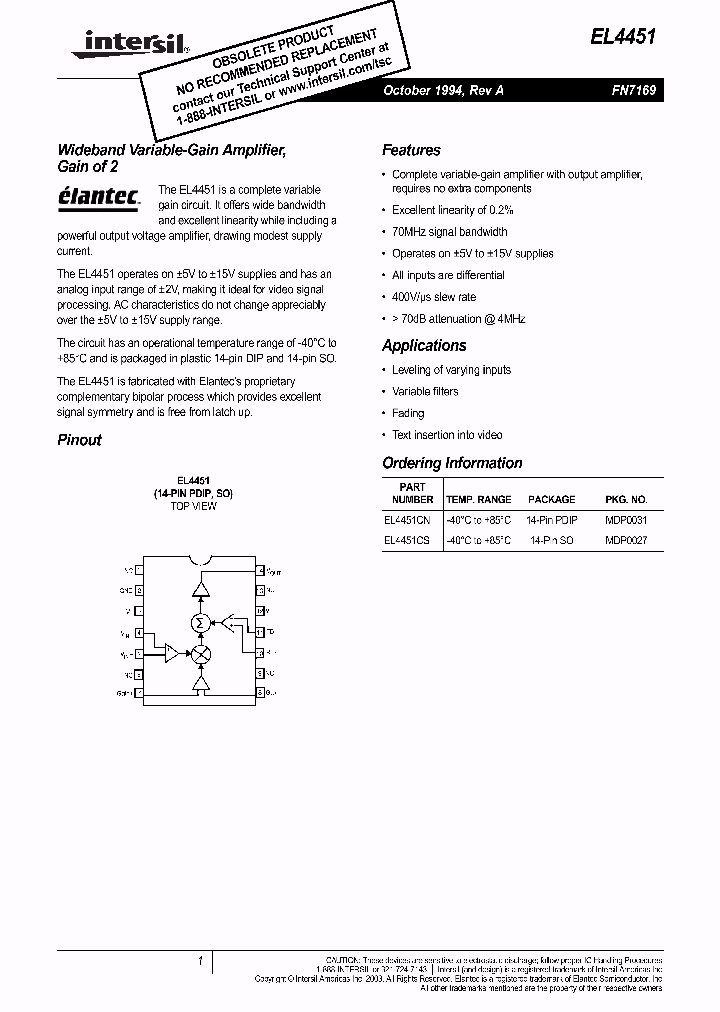EL4451_1140786.PDF Datasheet