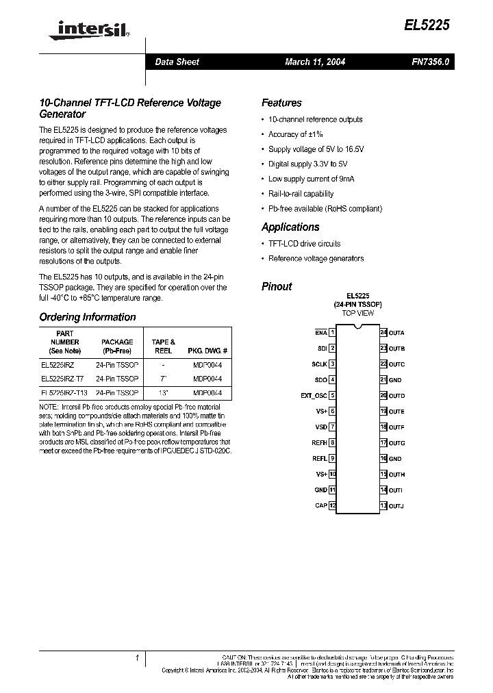 EL5225IRZ_1077782.PDF Datasheet