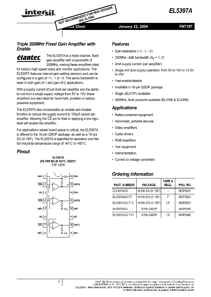 EL5397ACS_709879.PDF Datasheet