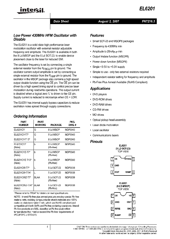 EL620107_1236631.PDF Datasheet