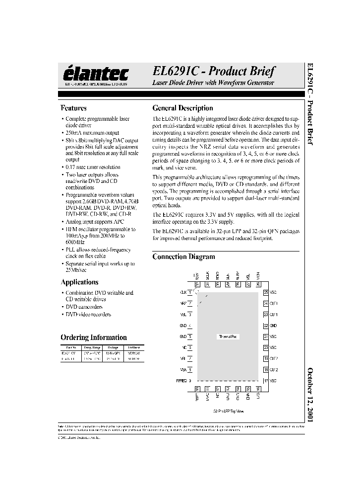 EL6291CL_1045183.PDF Datasheet