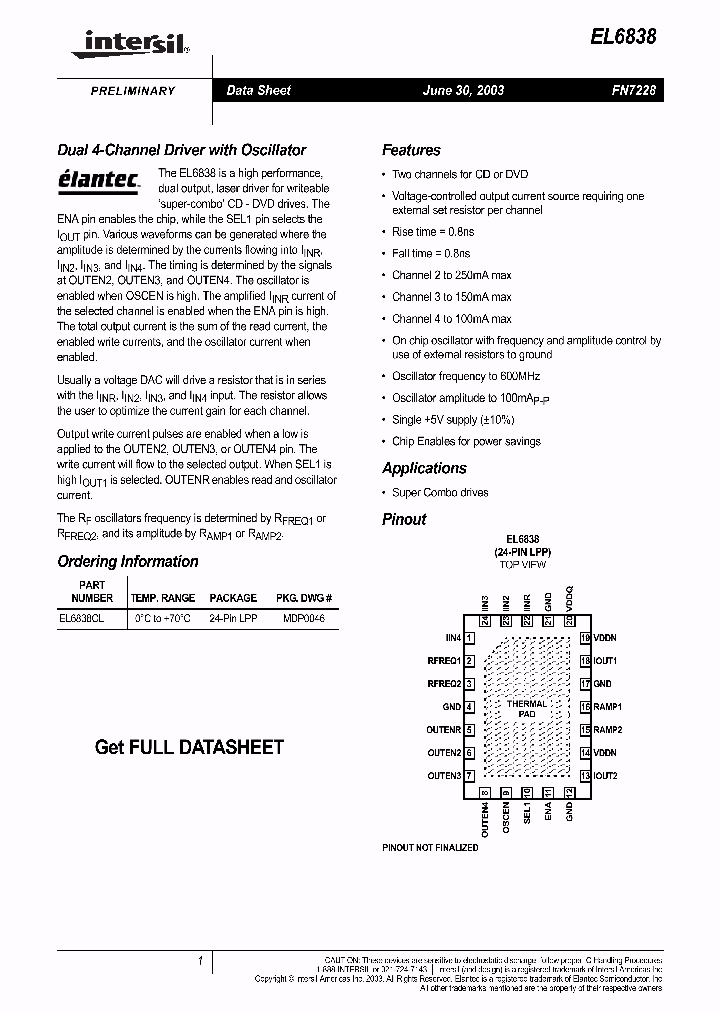 EL6838_1049527.PDF Datasheet